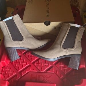 Call It Spring Women's Brown Ankle Booties